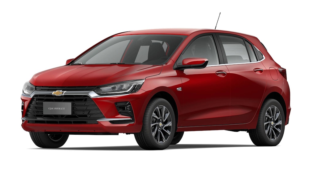 Onix premier 2026 na cor vermelho scarlet