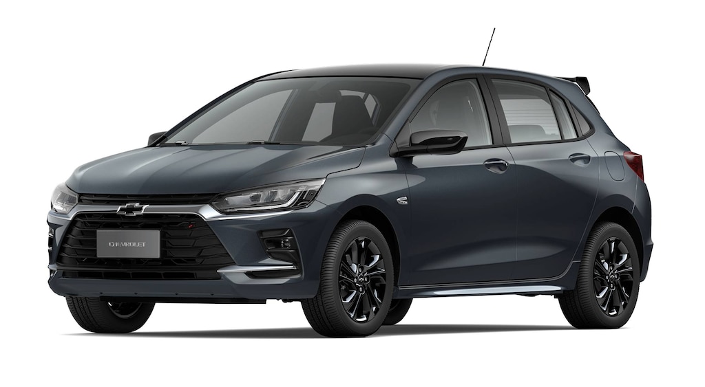 Onix RS 2026 na cor cinza drake