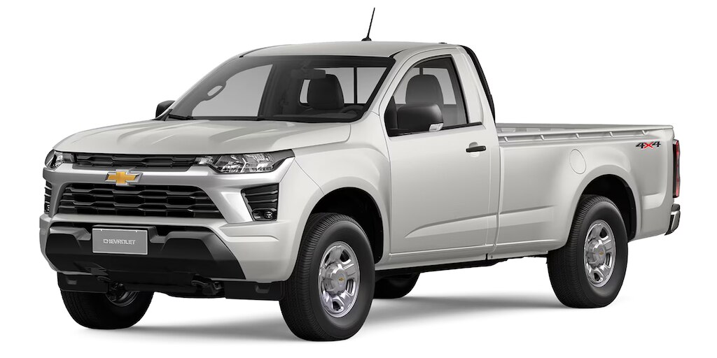 Chevrolet S10 Versão Cabine Simples cor Branco Dunas