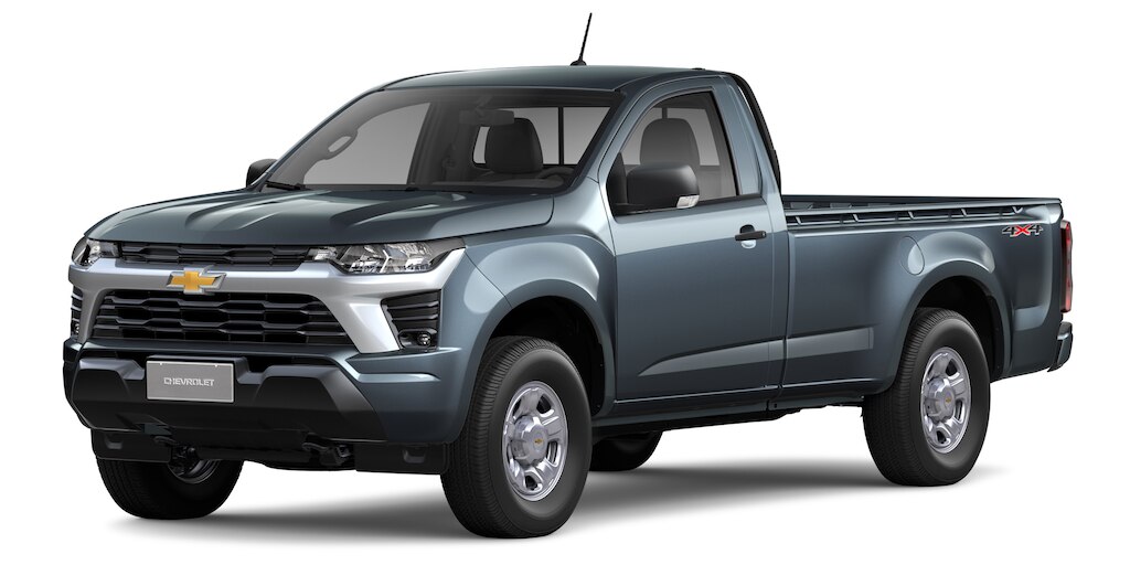 Chevrolet S10 Versão Cabine Simples cor Cinza Topázio