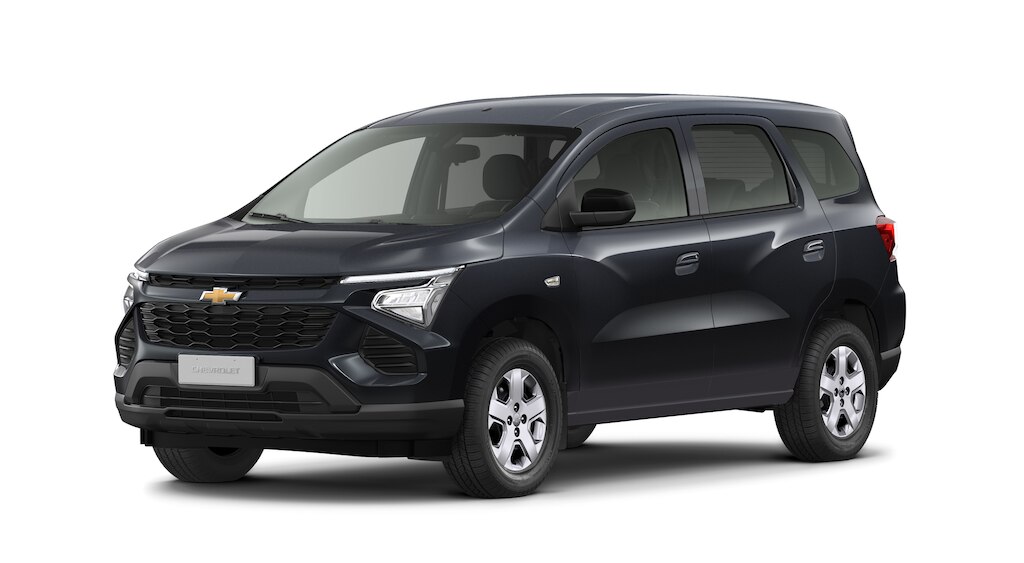 Chevrolet Spin AT na cor Cinza Rush