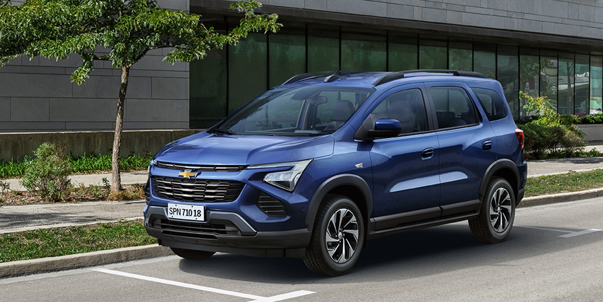 Chevrolet Spin 2026 destaca suas tecnologias de segurança e design moderno