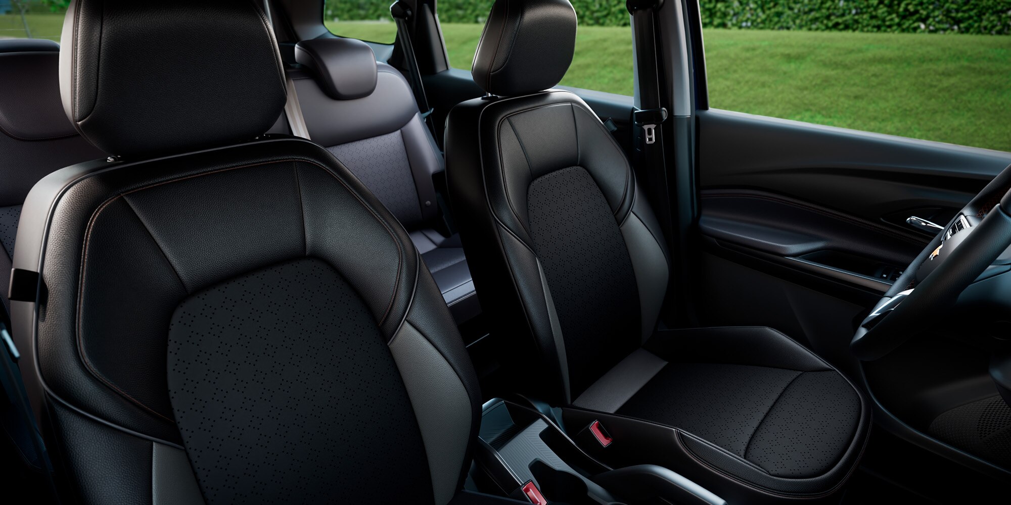 Interior dianteiro do Chevrolet Spin 7 lugares