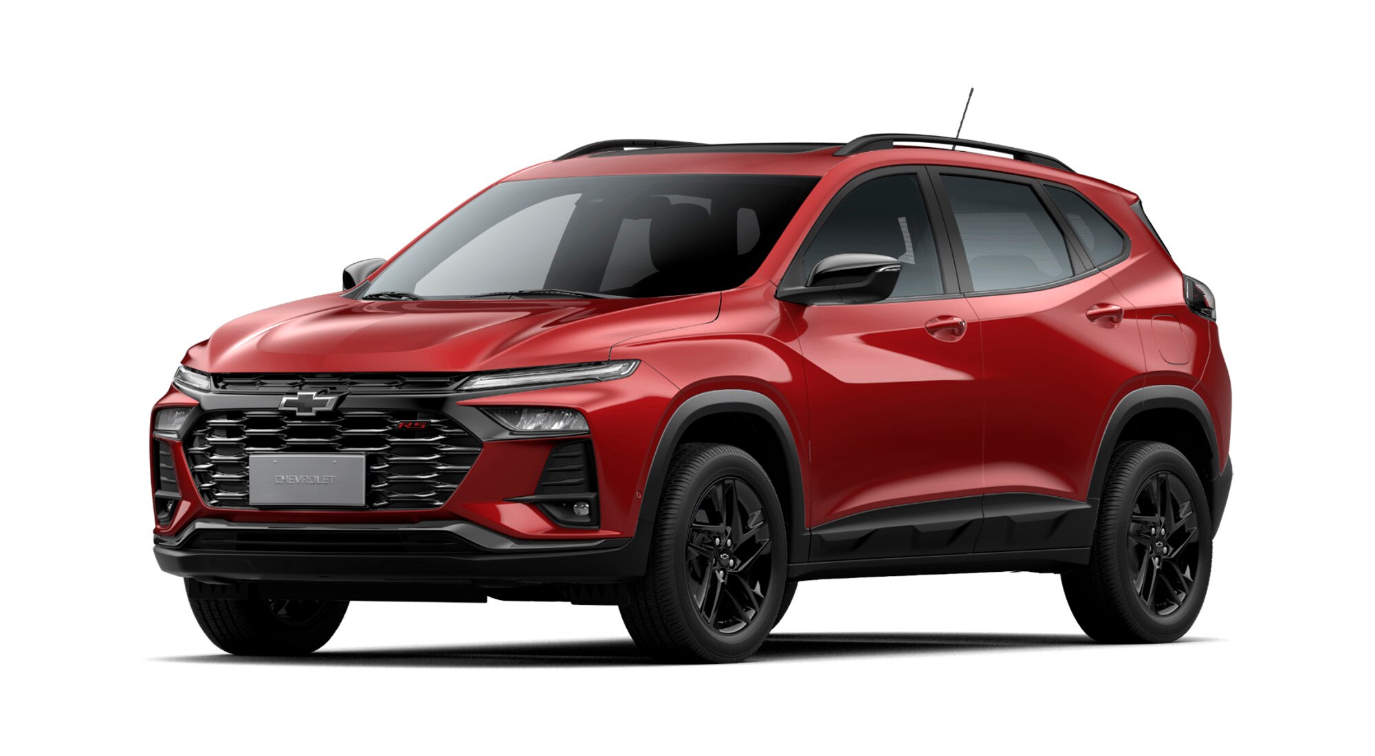 Chevrolet Tracker 2026 Versão RS AT Turbo cor Vermelho Scarlet