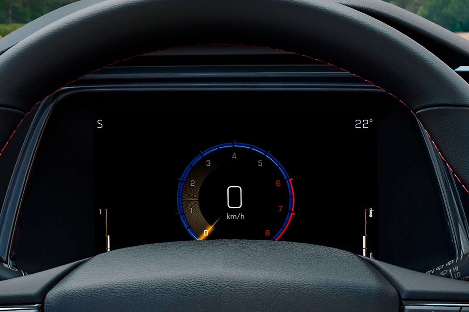 Chevrolet Tracker com painel de instrumentos digital de 8 polegadas