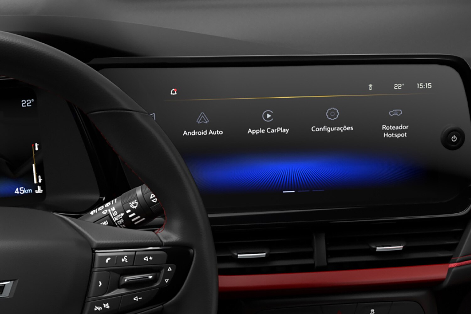 Chevrolet Tracker com painel multimídia Mylink de 11 polegadas