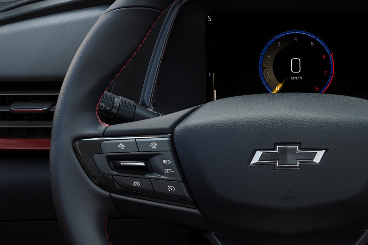 Chevrolet Tracker 2026 com volante estável e suave ao dirigir